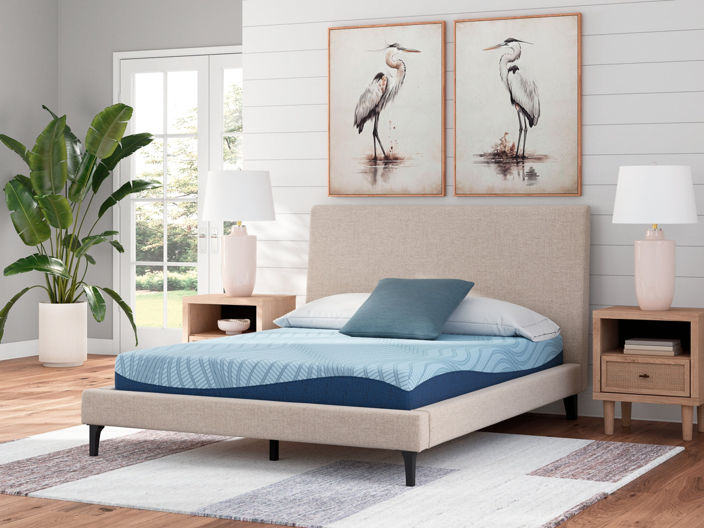 The Furniture Outlets - Ashley Furniture - Peak 2.0 8 Memory Foam Mattresses - California King / White - M20451