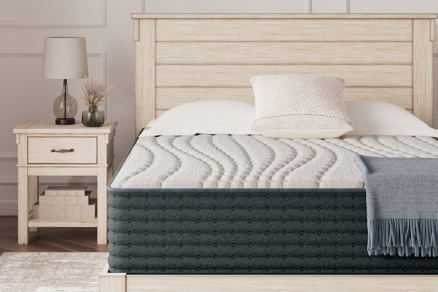 The Furniture Outlets - Ashley Furniture - Hybrid 1300 Mattresses - King / White - M43641