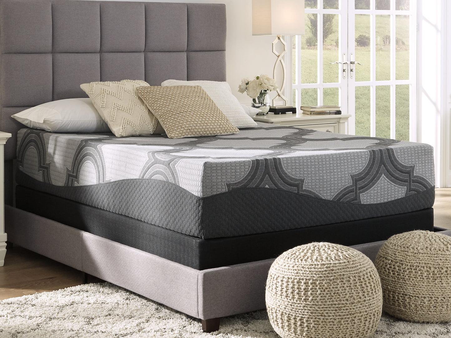The Furniture Outlets - Ashley Furniture - 1100 Series Mattresses - Twin XL / Gray - M52671