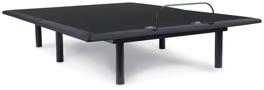 The Furniture Outlets - Ashley Furniture - Head Up Only Foundation Queen Adjustable Head Base - Queen Adjustable Head Base / Charcoal Gray - M5X132