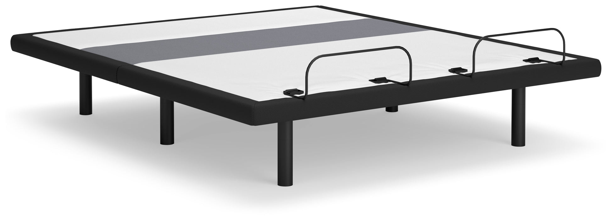 The Furniture Outlets - Ashley Furniture - Best Base with Lumbar and Audio California King Adjustable Base - Cal King Adjustable Base / Charcoal Gray - M5X592