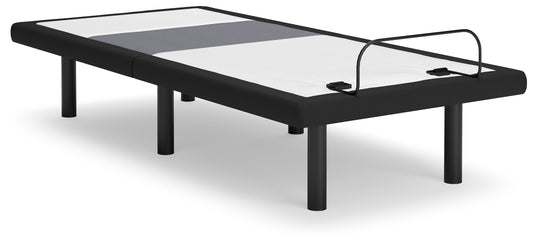 The Furniture Outlets - Ashley Furniture - Best Base with Lumbar and Audio Twin XL Adjustable Base - TXL Adjustable Base / Charcoal Gray - M5X572