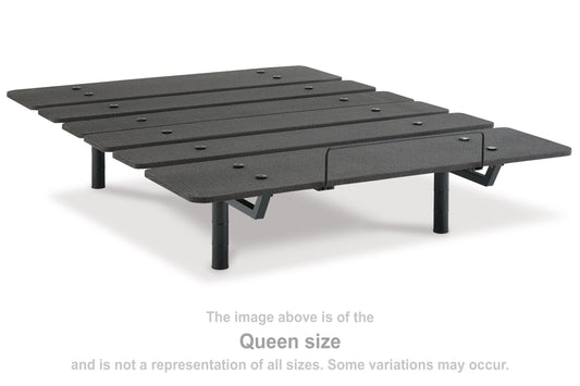 The Furniture Outlets - Ashley Furniture - Cosmic Power Base California King Adjustable Base - Cal King Adjustable Base / Black - M8X252