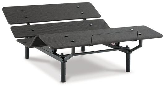 The Furniture Outlets - Ashley Furniture - Cosmic Power Base Queen Adjustable Base - Queen Adjustable Base / Black - M8X232