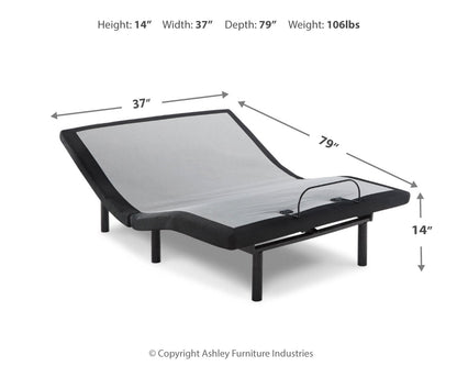 Head-Foot Model Better Split King Adjustable Base and 2 Mattresses