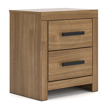 The Furniture Outlets - Ashley Furniture - Broachmyn Bedroom - Two Drawer Night Stand / Auburn - PCB1116-92