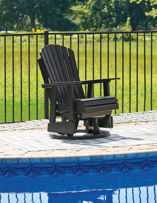 The Furniture Outlets - Ashley Furniture - Hyland wave Outdoor - Rectangular Cocktail Table / Black - P108-701