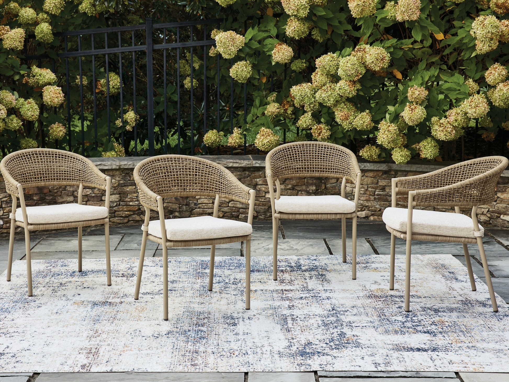 The Furniture Outlets - Ashley Furniture - Orchard Beach Outdoor - Arm Chair With Cushion (4/CN) - PCP373-601A