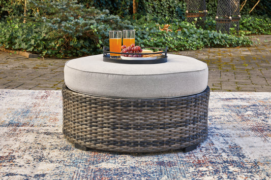 The Furniture Outlets - Ashley Furniture - Harbor Court Outdoor - Corner with Cushion (Set of 2) / Gray - P459-877