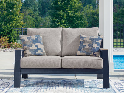 The Furniture Outlets - Ashley Furniture - East Beach Outdoor - Loveseat w/Cushion - PCP587-835