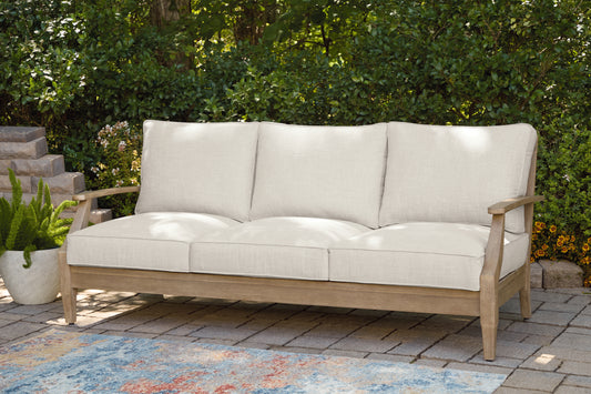 The Furniture Outlets - Ashley Furniture - Carter Hall Outdoor - Lounge Chair w/Cushion (1/CN) / Beige - P601-820