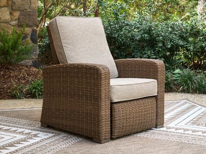 The Furniture Outlets - Ashley Furniture - Laguna Heights Outdoor - Recliner / Beige - PCP790-825