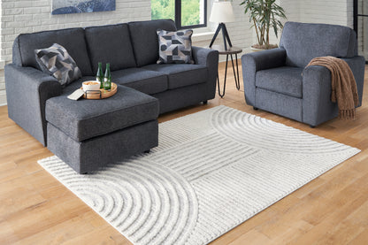 The Furniture Outlets - Ashley Furniture - Lambworth Rug - 7'10" x 10' Rug / Gray/Cream - R405341
