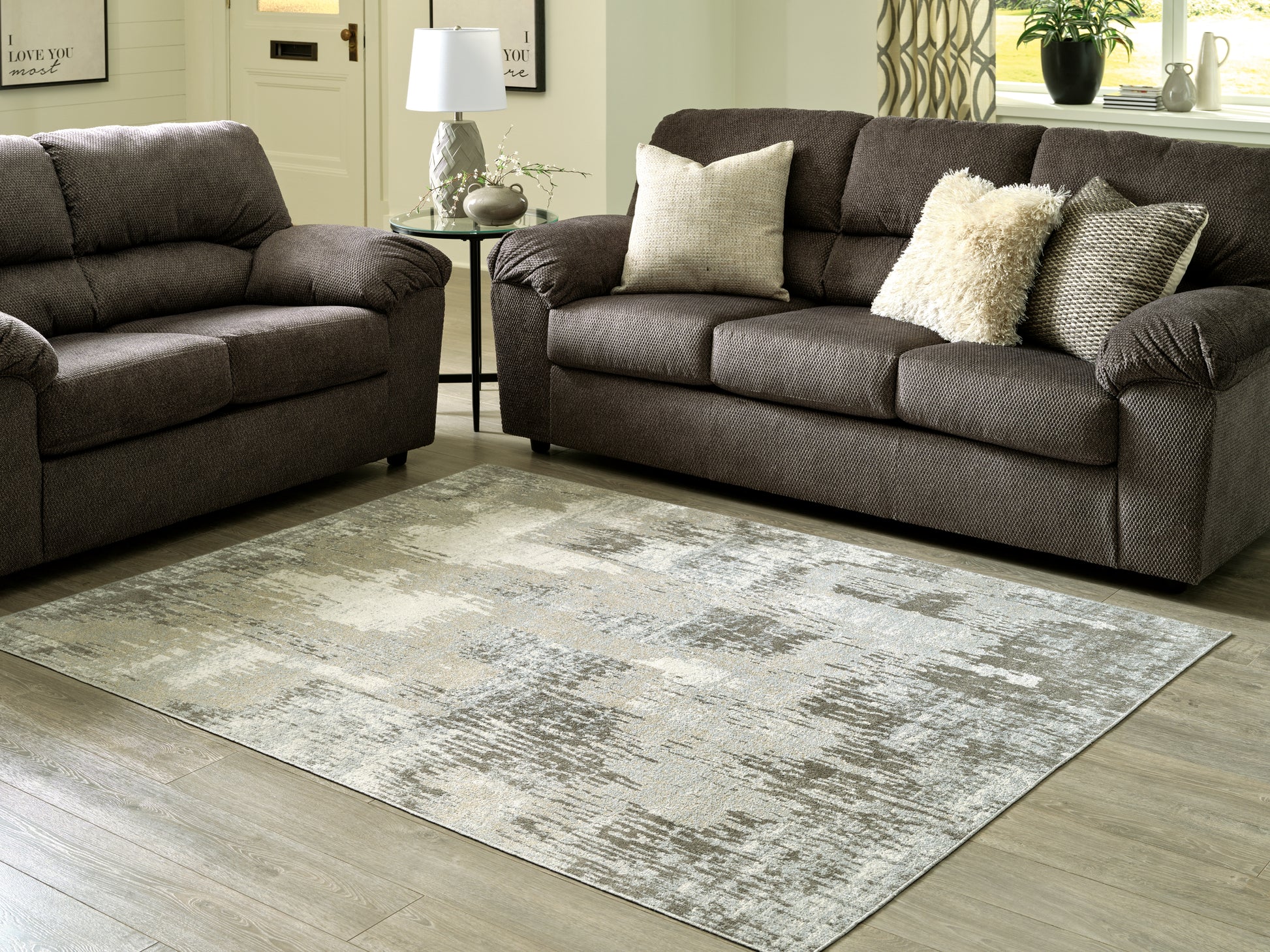 The Furniture Outlets - Ashley Furniture - Arriston Rug - 7'10" x 10' Washable Rug / Multi - R405561