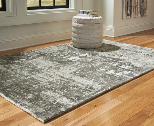 The Furniture Outlets - Ashley Furniture - Valmontic Rug - 8' x 10' Rug / Gray - R406921