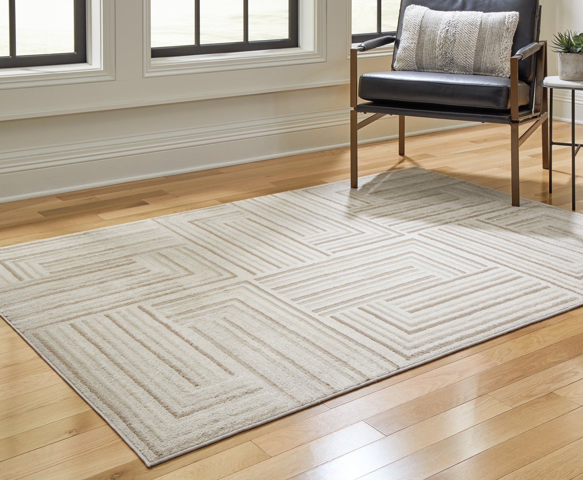 The Furniture Outlets - Ashley Furniture - Darmondard Rug - 8' x 10' Rug / Cream/Taupe - R406941