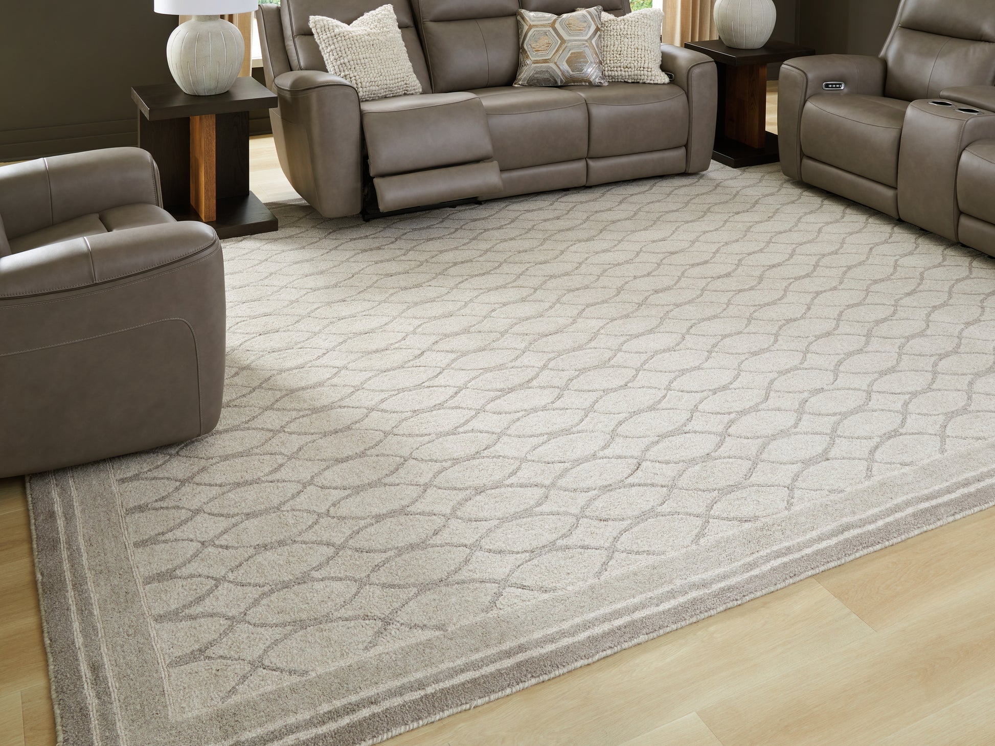 The Furniture Outlets - Ashley Furniture - Wimney Rug - Extra Large Rug / Gray - R407280