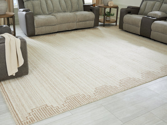 The Furniture Outlets - Ashley Furniture - Emorymore Rug - Extra Large Rug / Brown/Beige - R407300