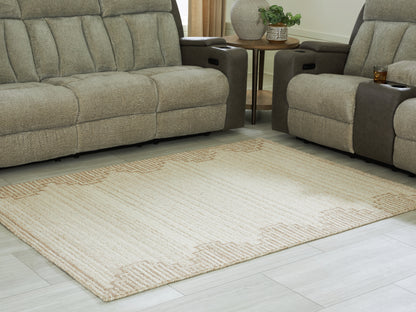 The Furniture Outlets - Ashley Furniture - Emorymore Rug - Medium Rug / Brown/Beige - R407302