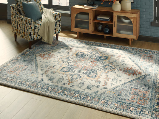 The Furniture Outlets - Ashley Furniture - Wallney Rug - 7'6" x 9'6" Area Rug / Multi - R407491