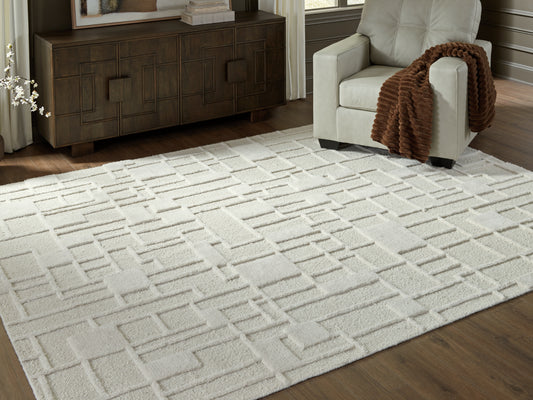 The Furniture Outlets - Ashley Furniture - Empriss Rug - 5' x 7' Area Rug / Ivory - R407622