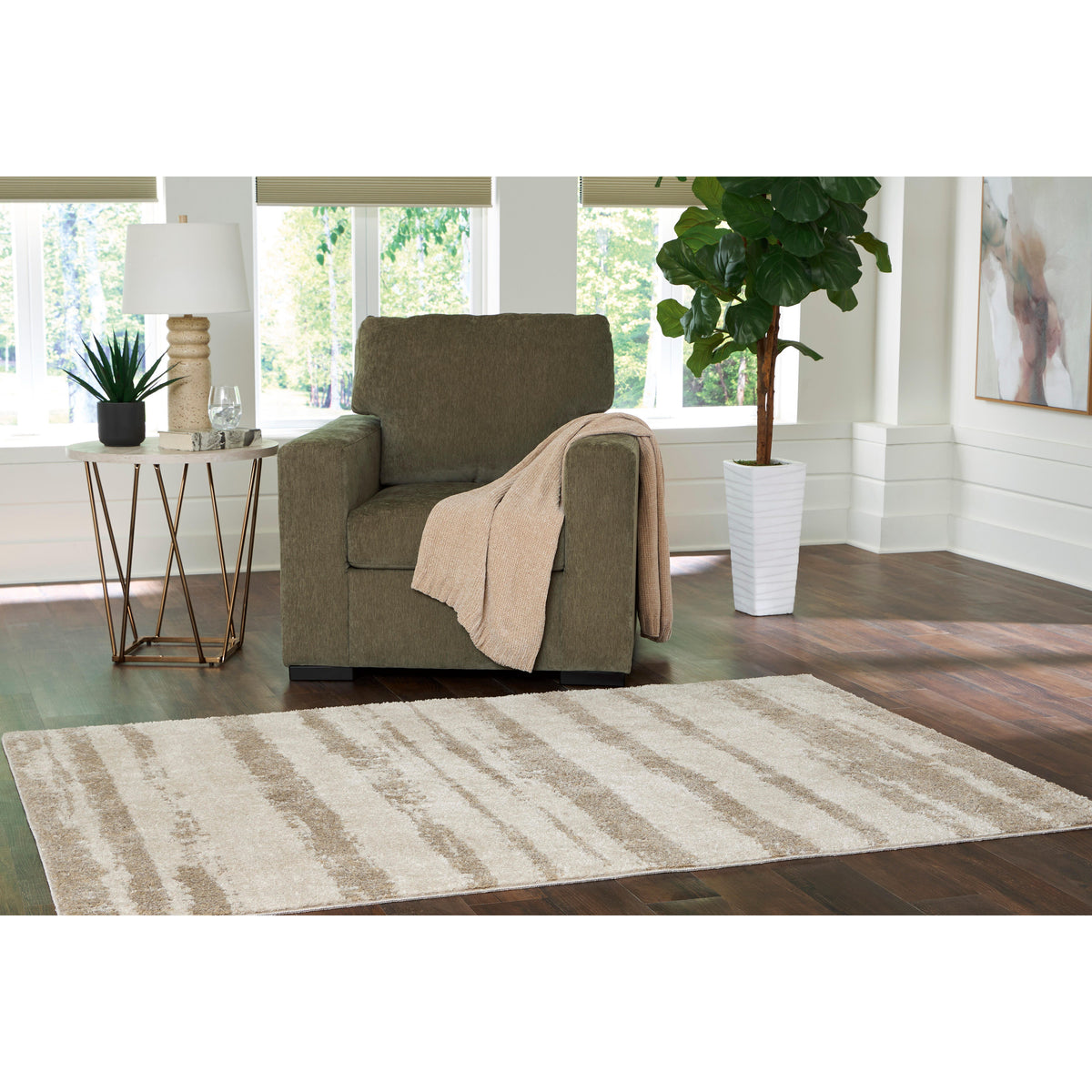 The Furniture Outlets - Ashley Furniture - Jerrlow Rug - Washable Medium Rug - R408592