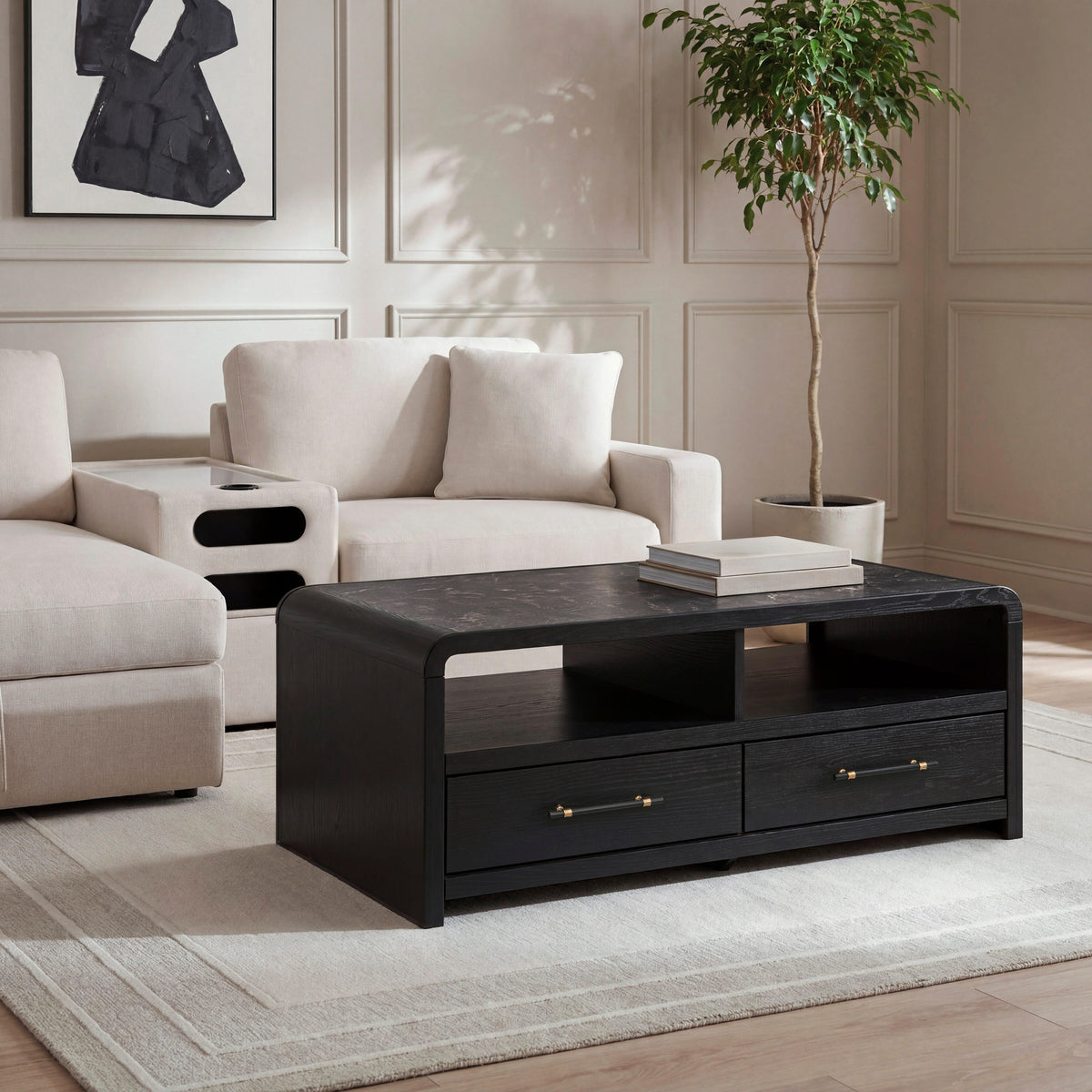 The Furniture Outlets - Ashley Furniture - Clanden Coffee Table - Rectangular Cocktail Table - T1540-1