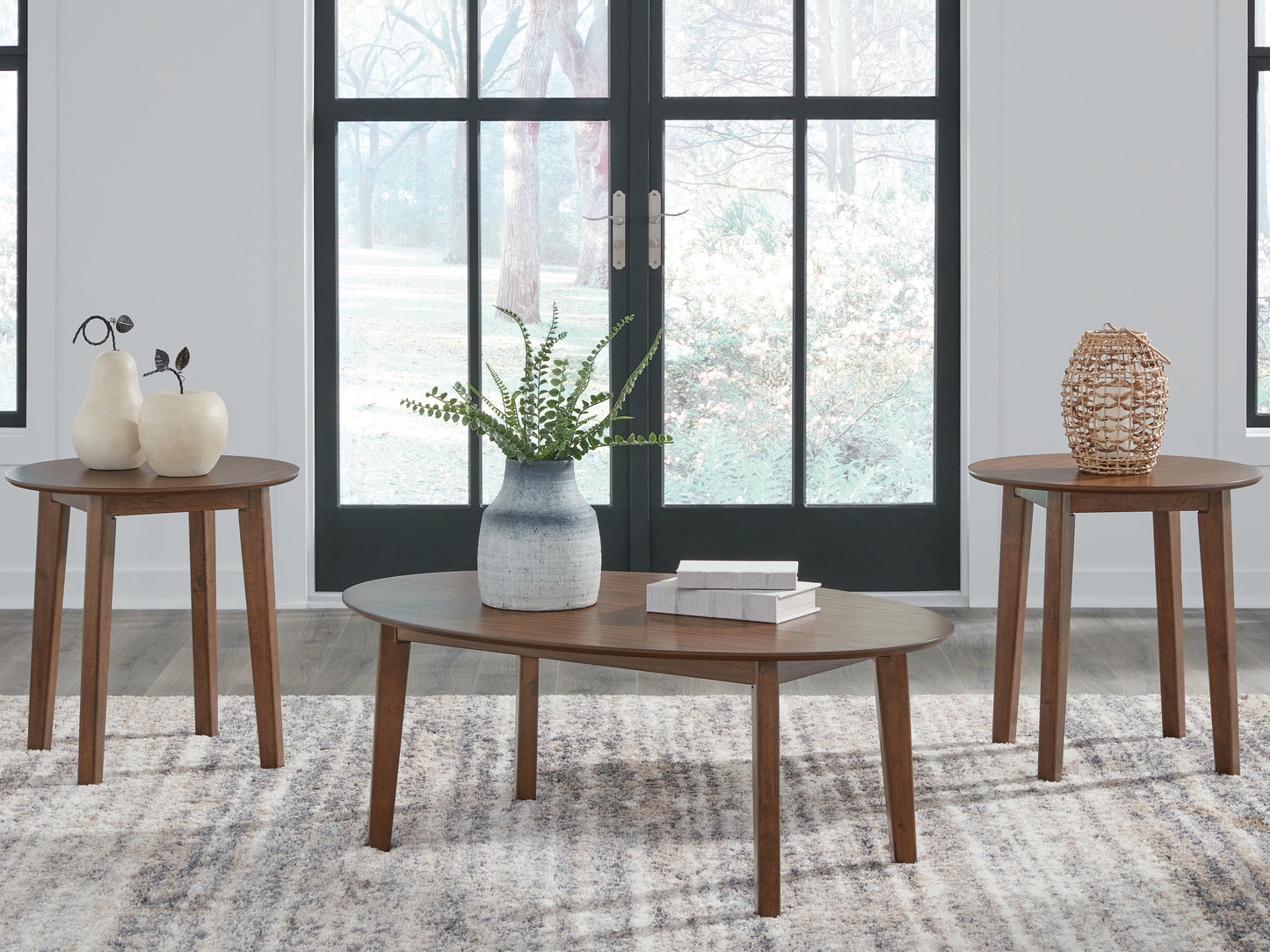 The Furniture Outlets - Ashley Furniture - Gordonay Table (Set of 3) - Occasional Table Set (3/CN) / Brown - T155-13