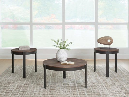 The Furniture Outlets - Ashley Furniture - Horizon Hills Table (Set of 3) - Occasional Table Set (3/CN) - T186-13