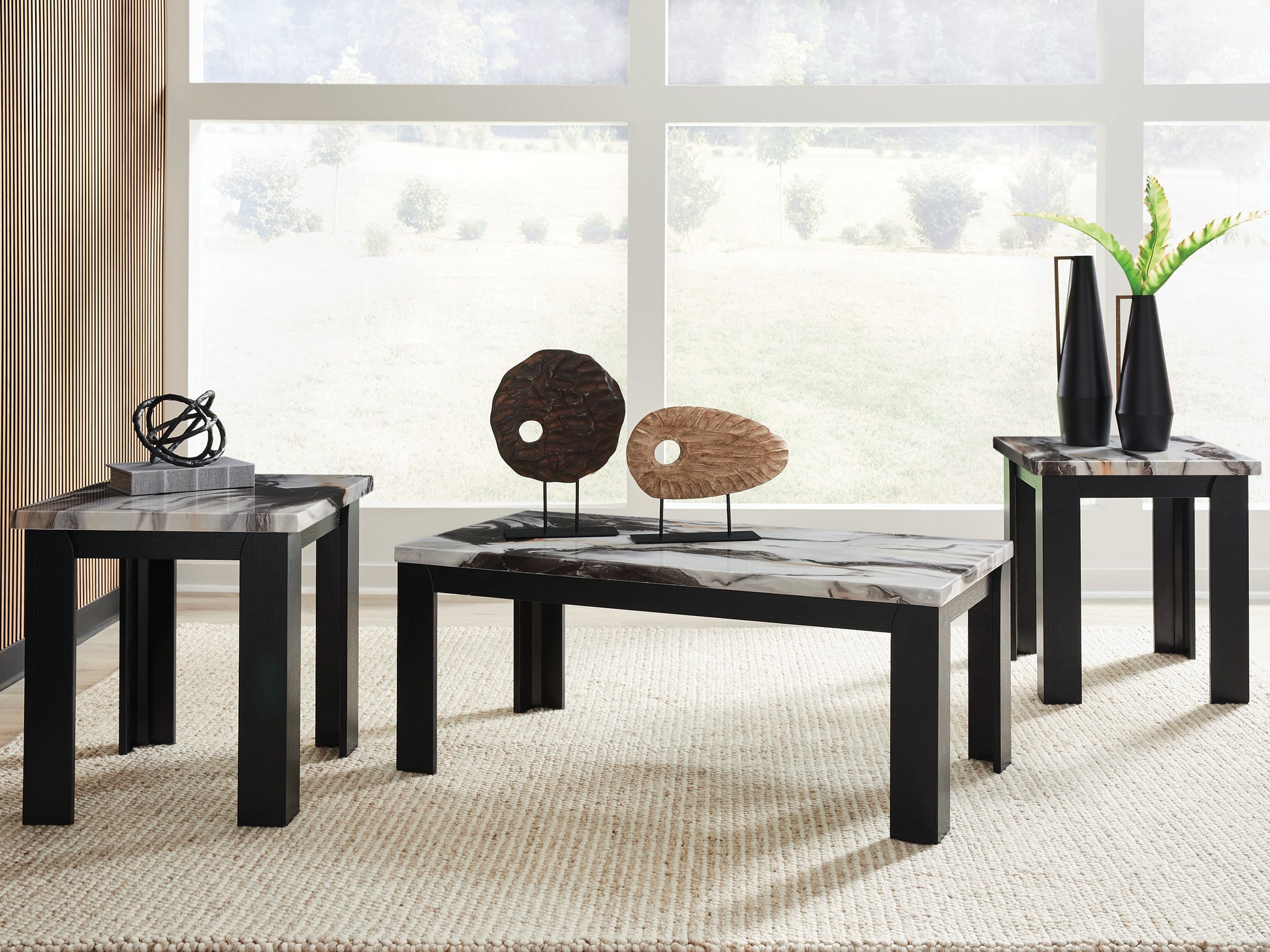 The Furniture Outlets - Ashley Furniture - Jazmore Table (Set of 3) - Occasional Table Set (3/CN) / Dark Brown - T255-13