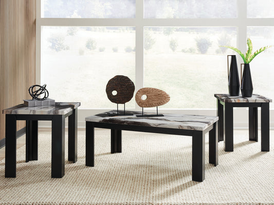 The Furniture Outlets - Ashley Furniture - Jazmore Table (Set of 3) - Occasional Table Set (3/CN) / Dark Brown - T255-13