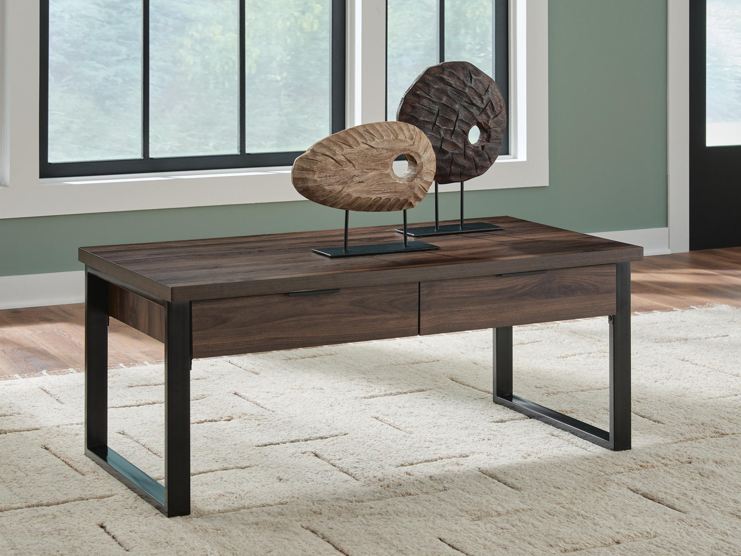 The Furniture Outlets - Ashley Furniture - Wickman Falls Coffee Table - Rectangular Cocktail Table - T318-1