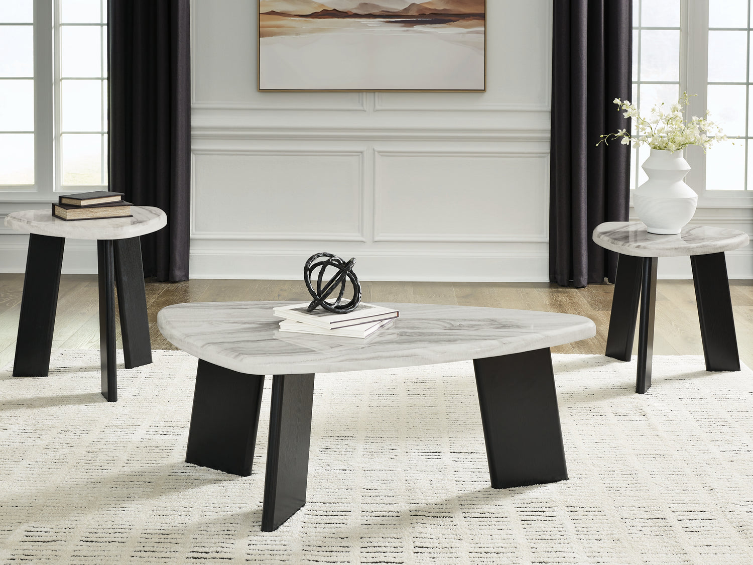 The Furniture Outlets - Ashley Furniture - Lilyberg Table (Set of 3) - Occasional Table Set (3/CN) - T389-13