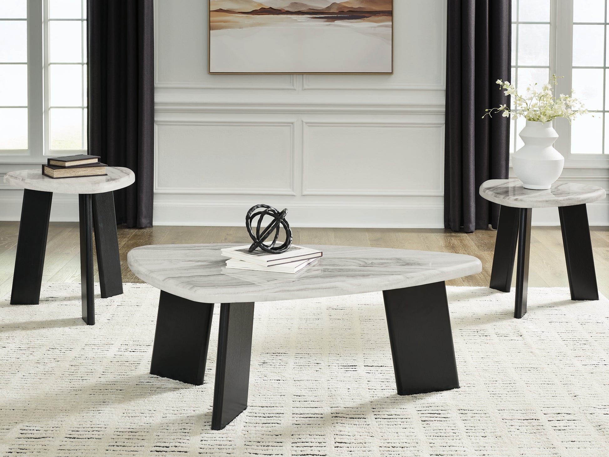 The Furniture Outlets - Ashley Furniture - Lilyberg Table (Set of 3) - Occasional Table Set (3/CN) - T389-13