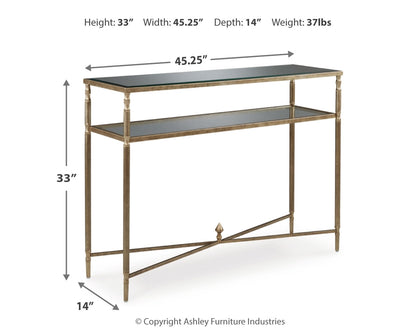 Cloverty Sofa Table