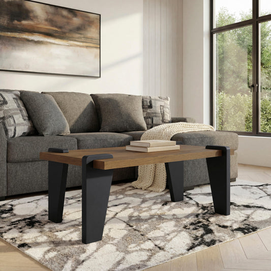 The Furniture Outlets - Ashley Furniture - Weathermore Coffee Table - Rectangular Cocktail Table - T531-1