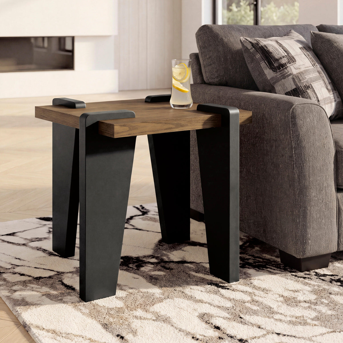 The Furniture Outlets - Ashley Furniture - Weathermore End Table - Square End Table - T531-2