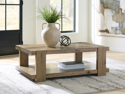 The Furniture Outlets - Ashley Furniture - Flangren Coffee Table - Rectangular Cocktail Table - T553-1