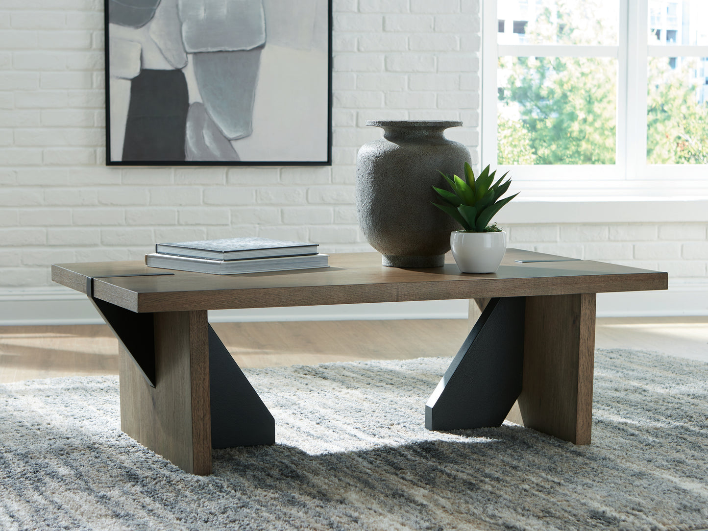 The Furniture Outlets - Ashley Furniture - Kandinew Coffee Table - Rectangular Cocktail Table - T554-1