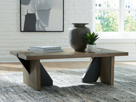 The Furniture Outlets - Ashley Furniture - Kandinew Coffee Table - Rectangular Cocktail Table - T554-1