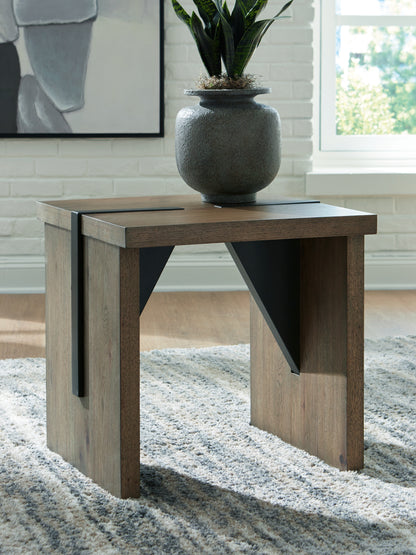 The Furniture Outlets - Ashley Furniture - Kandinew End Table - Square End Table - T554-2