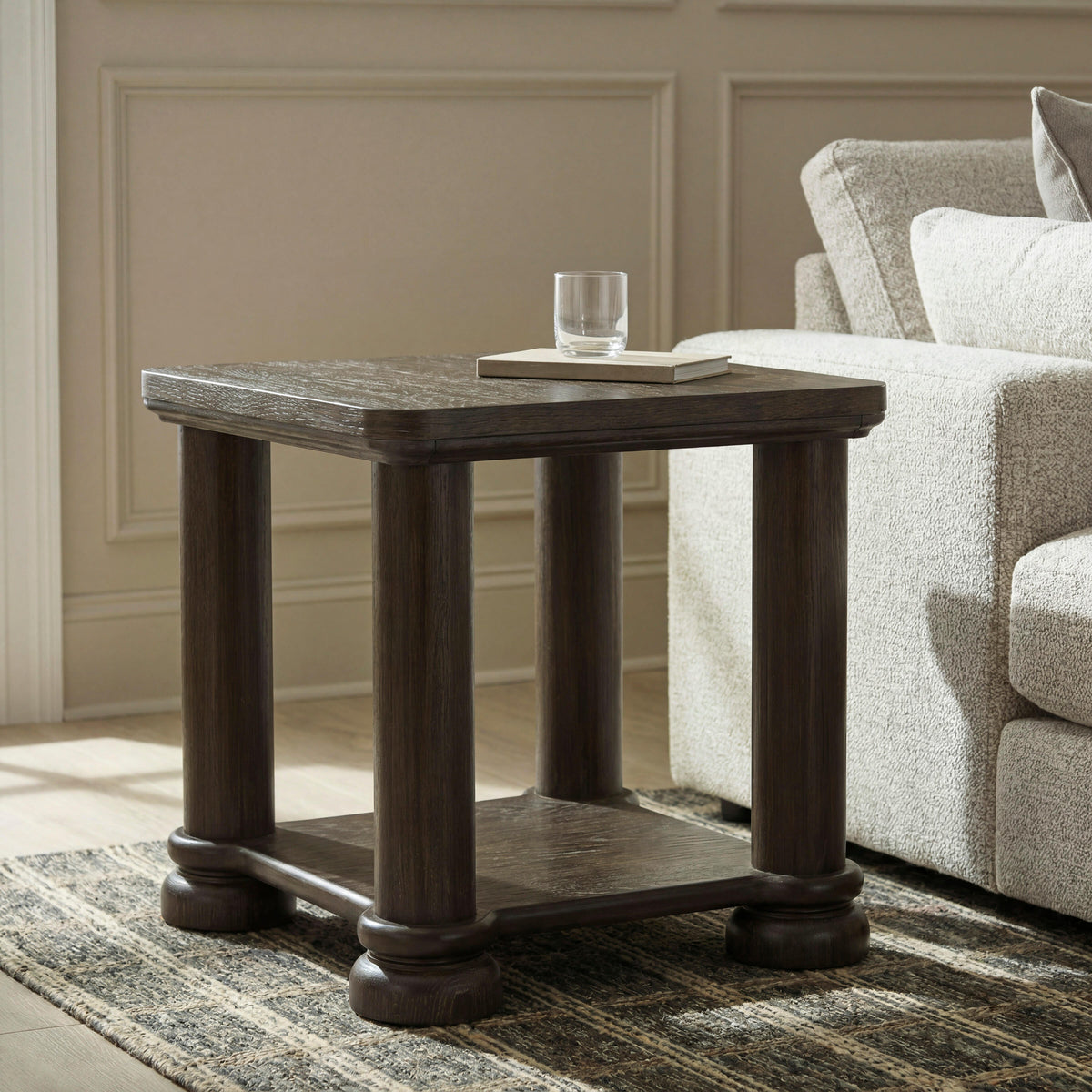 The Furniture Outlets - Ashley Furniture - Bannette End Table - Square End Table - T605-2