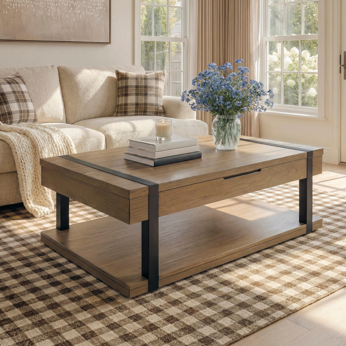 The Furniture Outlets - Ashley Furniture - Jorannti Lift-Top Coffee Table - Rect Lift Top Cocktail Table - T631-9