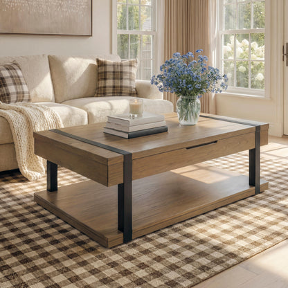 The Furniture Outlets - Ashley Furniture - Jorannti Lift-Top Coffee Table - Rect Lift Top Cocktail Table - T631-9
