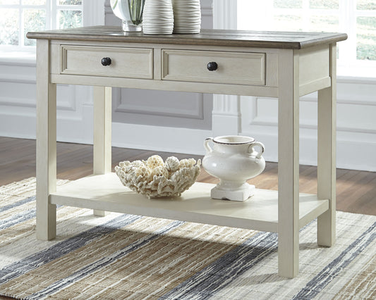 The Furniture Outlets - Ashley Furniture - Bolanburg Sofa/Console Table - Sofa Table / Two-tone - T637-4