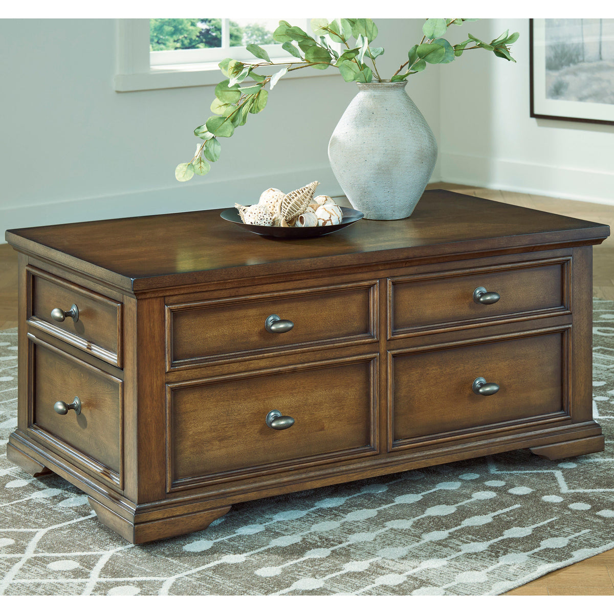 The Furniture Outlets - Ashley Furniture - Channley Lift-Top Coffee Table - Lift Top Cocktail Table - T649-20