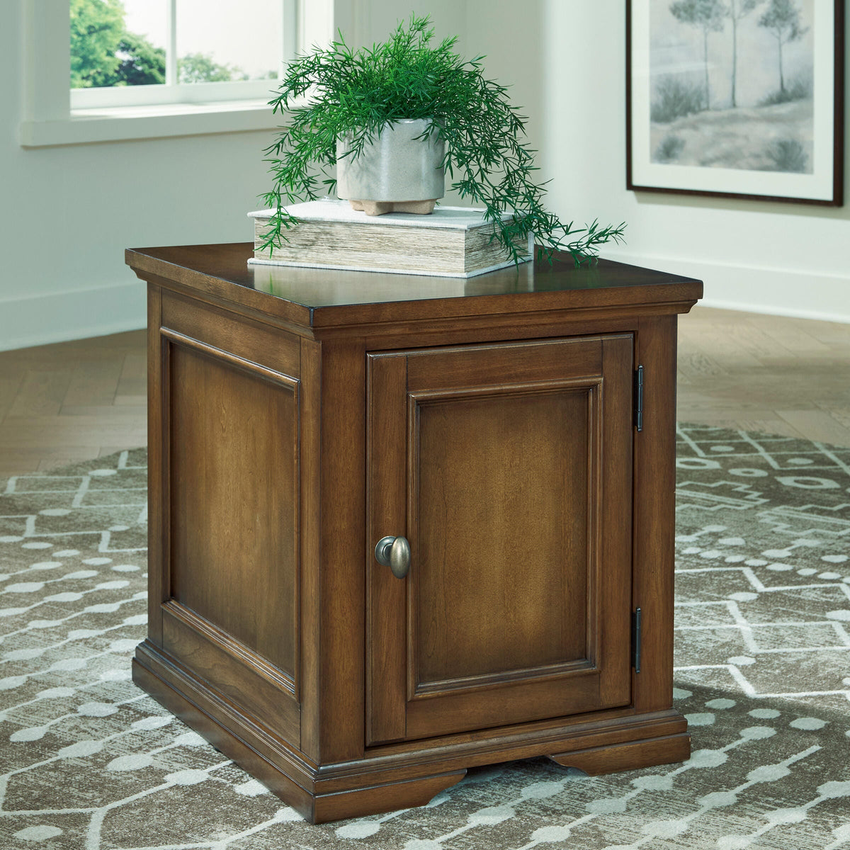 The Furniture Outlets - Ashley Furniture - Channley End Table - Rectangular End Table - T649-3