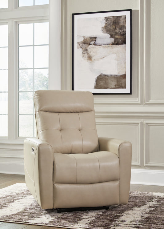 The Furniture Outlets - Ashley Furniture - Pisgham Living Room - PWR Recliner/ADJ Headrest / Sand - U1050313