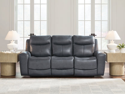 The Furniture Outlets - Ashley Furniture - Next Move Living Room - PWR REC Sofa with ADJ Headrest / Admiral - PCU1210015