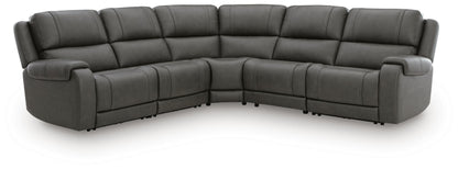 The Furniture Outlets - Ashley Furniture - 5Z - Pittson Sectional - 5-Piece Power Reclining Sectional - PCU12600S9